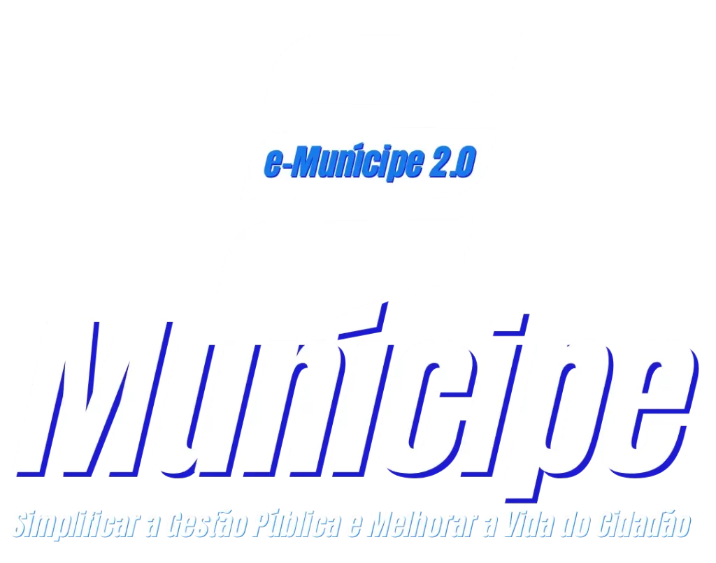 Logo_e-Munícipe_UpGrade_VRTL_Branca